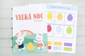 Veľká noc | grafomotorika | strihanie | lepenie