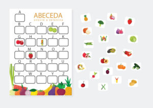 Ovocie a zelenina | abeceda