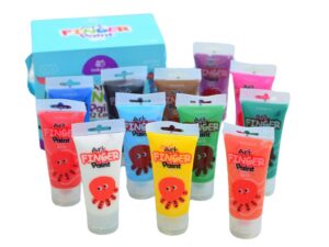Prstové farby Tookyland | 12 ks | + PDF
